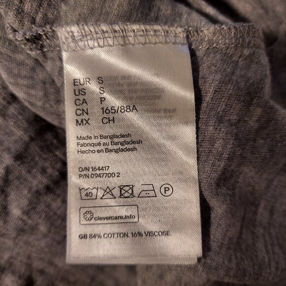 H&M Maternity Nursing Dress Grey Size S - Picture 8 of 8